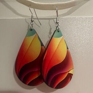 Colorful Teardrop Earrings